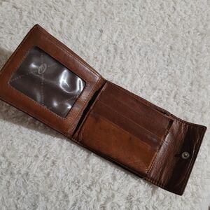 Men's Derek Alexander Super Soft Classic Brown Leather Wallet